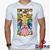 Camiseta Super Mario 100% Algodão Mario Bros Geeko Branco gola v