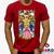 Camiseta Super Mario 100% Algodão Mario Bros Geeko Vermelho gola careca
