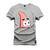 Camiseta T-Shirt 100% Algodão Estampada Durável Patrick Cinza
