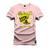 Camiseta T-Shirt 100% Algodão Estampada Durável Skull Rosa