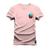 Camiseta T-Shirt Algodão 100% Algodão Smile Nectar Peito Rosa