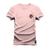 Camiseta T-Shirt Algodão Premium Estampada Cubo Nexstar Montado Peito Rosa