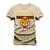 Camiseta T-Shirt Algodão Premium Estampada Nexstar Tigre Bege