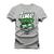 Camiseta T-Shirt Algodão Premium Estampada Time Money Cinza