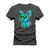 Camiseta T-shirt Algodão Unissex Street Estampada Coelho Azul Grafite