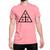 Camiseta T-Shirt Damassaclan Rap Logo Triângulo Algodão Rosa