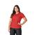 Camiseta T-Shirt Feminina Casual Moderna Ideal P/Trabalho Academia Esportes Corrida Caminhada Social Vermelho