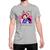 Camiseta T-Shirt Menina Gótica Pirulito Capacete Rosa Cinza