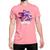 Camiseta T-Shirt SK8 The Infinity Skate Personagens Algodão Rosa