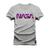 Camiseta T-shirt Unissex Algodão Naasas Cinza