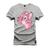 Camiseta T-Shirt Unissex Eestampada Algodão Angel Cinza