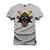 Camiseta T-Shirt Unissex Eestampada Algodão New Capacete Cinza