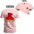 Camiseta T-Shirt Unissex Eestampada Algodão Urso Nexstar Classic  Frente e Costas Rosa