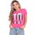 Camiseta T-Shirts Estampa Snoopy Rosa