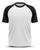 Camiseta Térmica Esportiva Colegial Manga Curta Rash Guard Masculina Feminina Academia Treino Branco Preto