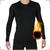 Camiseta Termica Masculina Para Frio Flanelado Segunda Pele Camisa termica preto