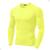 Camiseta Térmica Segunda Pele Proteção Uv 50+ Thermo Premium Amarelo neon