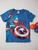 Camiseta The Avengers Hulk/Capitão América Malwee Azul