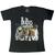 Camiseta The Beatles Abbey Road Blusa Adulto Unissex Banda de Rock Epi010 Preto