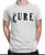 Camiseta The Cure Banda Rock Gótico Dark Clássico Anos 80 Branco