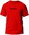 Camiseta The Next Wave Masculina Básica Fio 30.1 100% Algodão Manga Curta Premium Vermelho, Preto