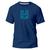 Camiseta The Wiser Logo Azul 100% Algodão Alta Qualidade Marinho