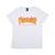 Camiseta Thrasher Flame Logo Fem  Branco