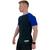 Camiseta Tradicional Masculina MXD Conceito Estampa Lateral Muscles Loading Please Wait Preto, Azul
