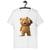 Camiseta Tshirt Masculina Bear Urso Branco