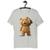 Camiseta Tshirt Masculina - Urso Ted Cinza