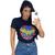 Camiseta Tshirt Preta Feminina Mulher Maravilha Em Viscolycra Preto