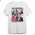 Camiseta Tumblr Justin Drew Show Purpose Bieber Graphic Tour Branco
