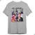Camiseta Tumblr Justin Drew Show Purpose Bieber Graphic Tour Cinza mescla