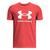 Camiseta Under Armour Sportstyle Masculina Branco, Vermelho