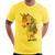 Camiseta Unicórnio e Flores - Foca na Moda Amarelo