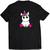 Camiseta Unicórnios sentado Camiseta Fofo cute tumblr animal Preto