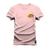 Camiseta Unissex Algodão Estampada King Rei Peito Rosa