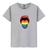 Camiseta Unissex Algodão Premium Lingua Lgbt Parada Gay Cinza