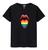 Camiseta Unissex Algodão Premium Lingua Lgbt Parada Gay Preto