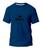 Camiseta Unissex Em Algodão Ultra Confortável E Macia  Azul