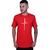 Camiseta Unissex Fé Escrita Religiosa Vermelho