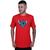 Camiseta Unissex Lilo Stitch Fofo Vermelho