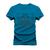 Camiseta Unissex Mácia Confortável Estampada Music Vida Coutry Azul