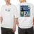 Camiseta Unissex Pintura Noite Estrelas Impressao Streetwear Van Gogh 100% Algodao - ABS Branco