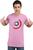 Camiseta Unissex Super Herói Shield Escudo Hero Rosa bebê