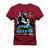 Camiseta Unissex T-Shirt 100% Algodão Estampada Tupac City Bordô