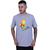 Camiseta Unissex The Simpsons Bart Skate Cinza