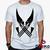 Camiseta Wolverine 100% Algodão Logan Geeko Branco gola v