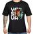 Camiseta Yeshua Masculina Camisa 100% Algodão Leão de Judá Fé Cor Preta Preto