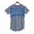 Camisetas Camisa blusa Masculina Long Line Oversized Swag Cinza c, Estampa azul